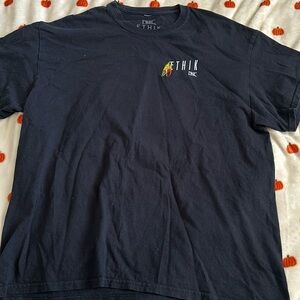 Ethik embroidered shirt, size XL